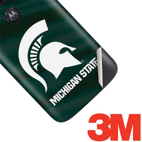 Michigan State University Away Grey Jersey Moto E5 Play Skin